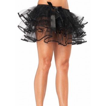 Black Petticoat with bow ADULT HIRE